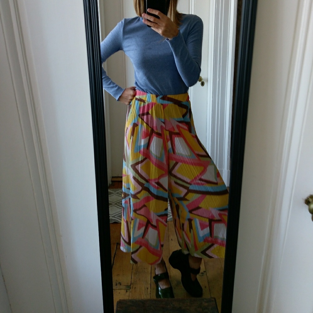 Zara patterned culottes